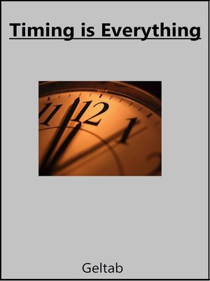 cover image of Timing is Everything